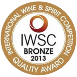 2013 bronze - iwsc quality award