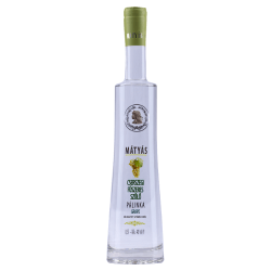Matyas Palinka Cserszegi Füszeres Szölö Traube aus Ungarn.