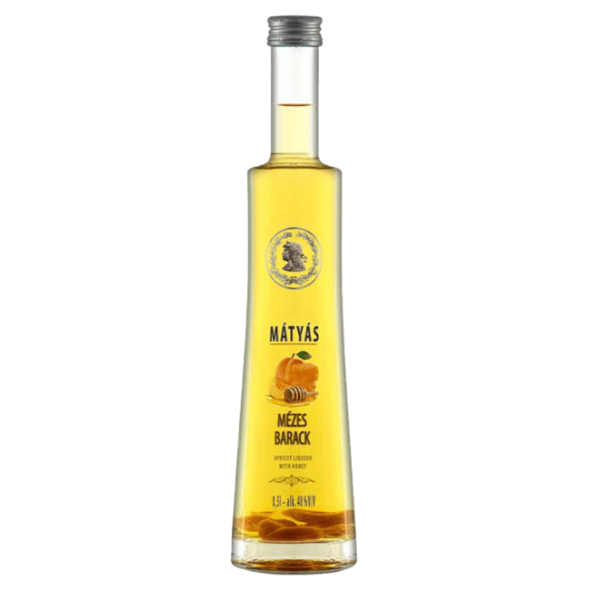 Matyas Palinka Mezes Barack Aprikose Honig aus Ungarn.