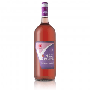 Varga Haz Bora Badacsonyi Csendes Roze szaraz Rose Pinot Noir Hauswein Magnum aus Ungarn.