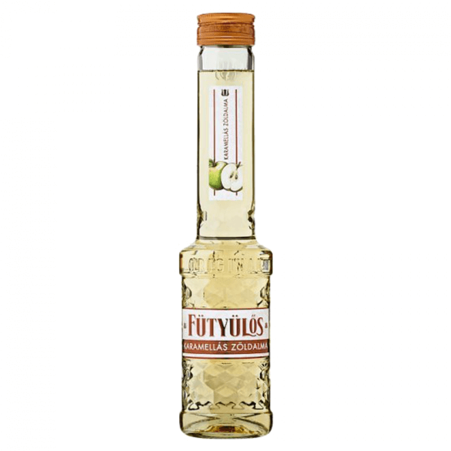 Zwack Fütyülös Karamellás Zöldalma Grüner Apfel Karamell Palinka aus Ungarn.