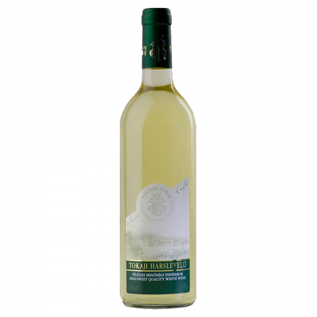 Pannon Tokaj Tokaji Hárslevelü félédes Weisswein aus Ungarn.