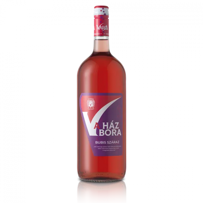 Varga Ház Bora Bubis Rozé száraz Rose Hauswein | 1,5 l Bild 1 Varga Badacsonyi Haz Bora Bubis Roze szaraz Rose Pinot Noir Hauswein aus Ungarn.