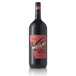 Varga Ház Bora Merlot édes Hauswein aus Ungarn.