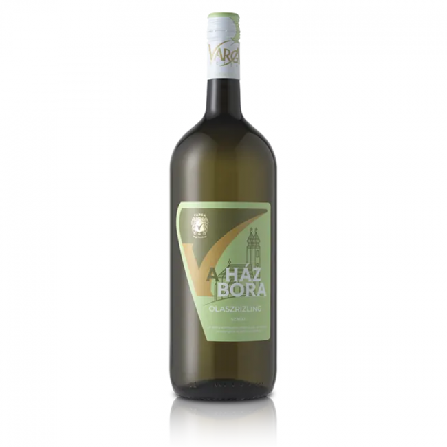 Varga Haz Bora Olaszrizling Riesling szaraz Hauswein aus Ungarn.