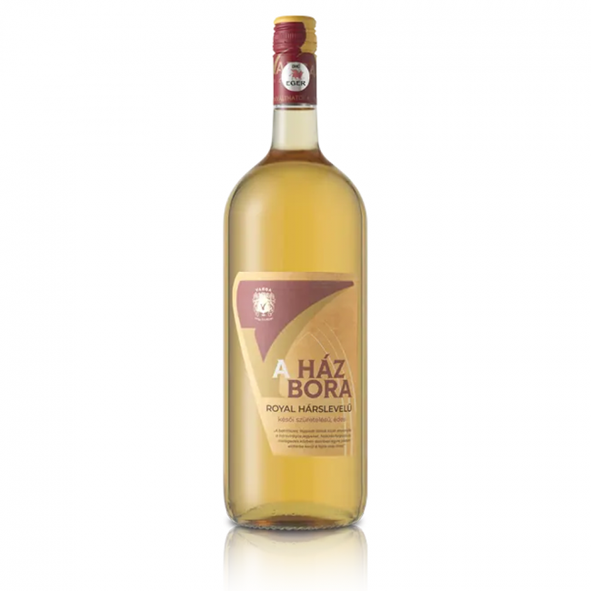 Varga Haz Bora Royal Harslevelu Lindenblättriger edes Hauswein aus Ungarn.