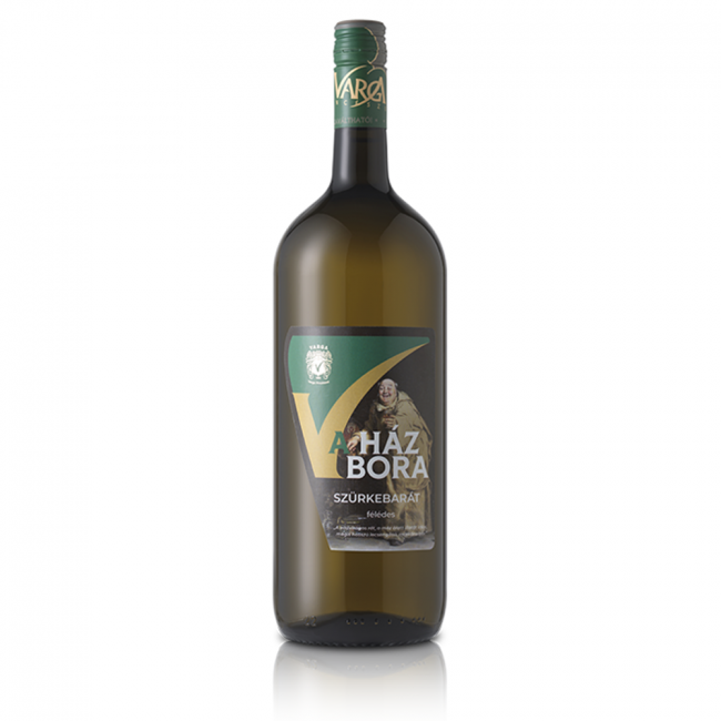 Varga Haz Bora Szürkebarat feledes Balatoni Grauer Mönch Hauswein aus Ungarn.